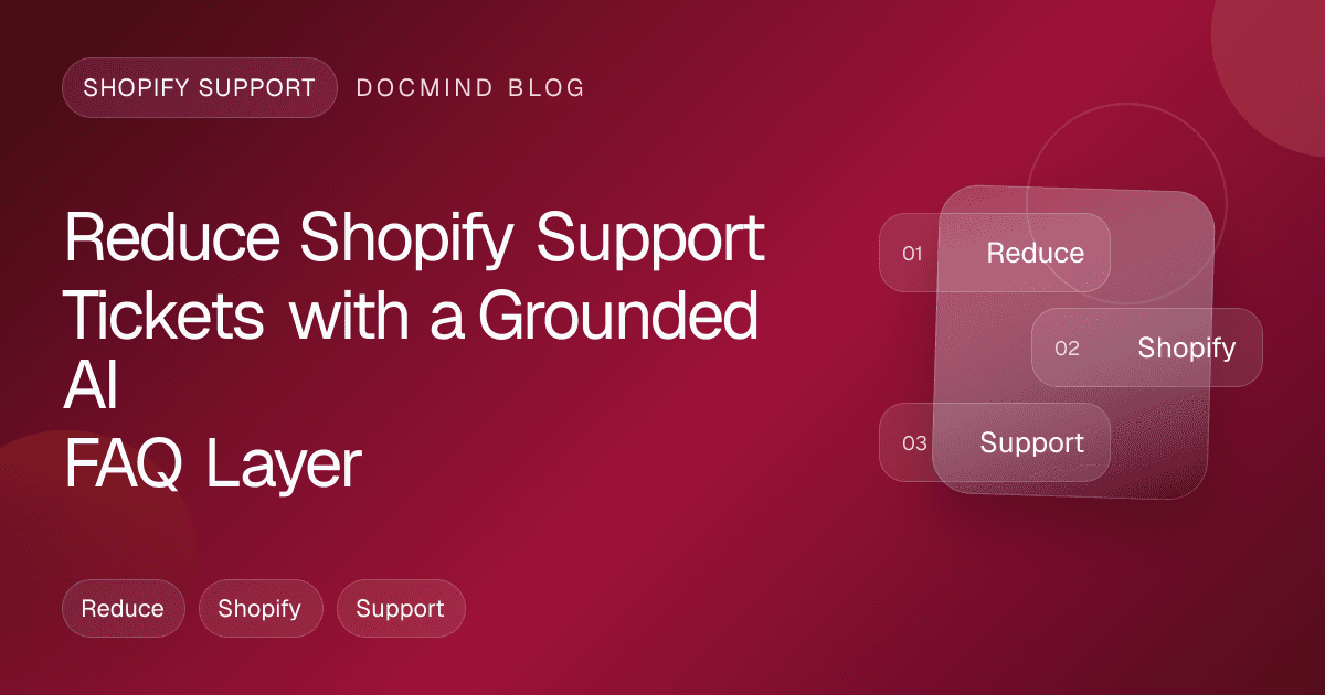 Reduce Shopify Support Tickets with a Grounded AI FAQ Layer