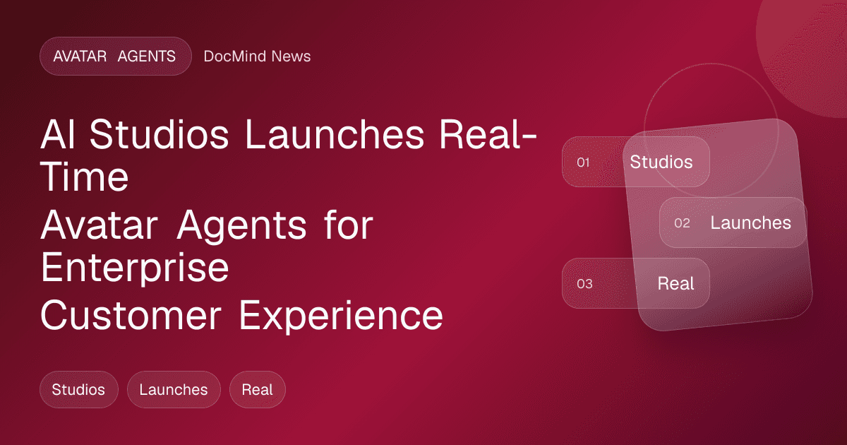 AI Studios Launches Real-Time Avatar Agents for Enterprise Customer Experience